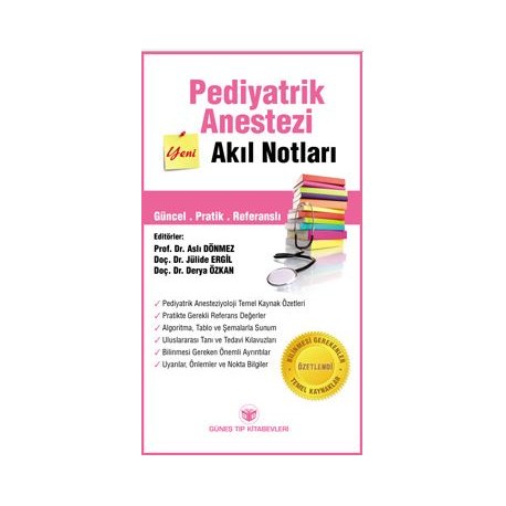 Pediyatrik Anestezi Akıl Notları