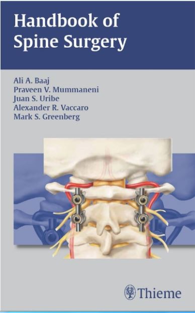 Handbook of Spine Surgery 1st Edition