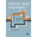 YÖNEYLEM / İŞLEM ARAŞTIRMASI - I