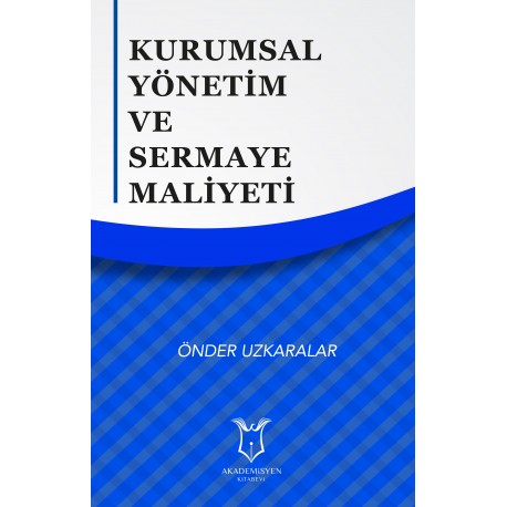 Kurumsal yönetim sermaye maliyeti