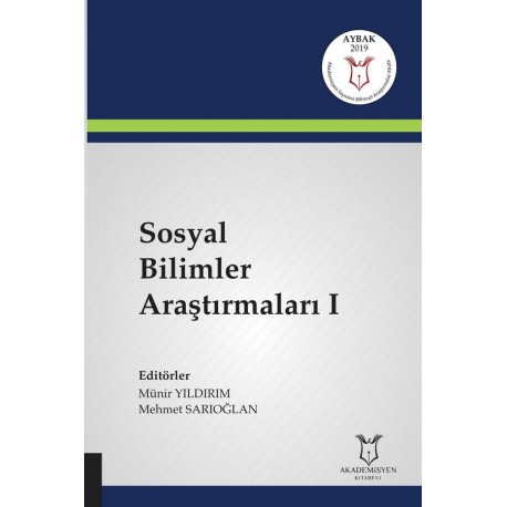 Sosyal Bilimler Araştırmaları I