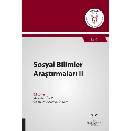 Sosyal Bilimler Araştırmaları ( AYBAK 2019 Eylül )