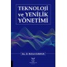 Teknoloji ve Yenilik Yönetimi