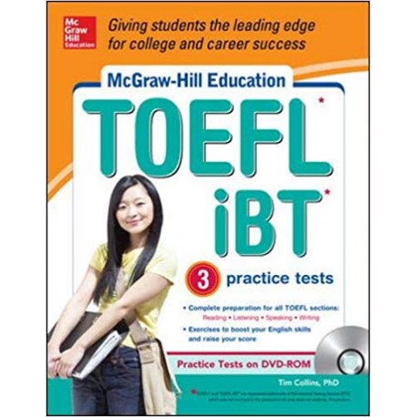 McGraw-Hill Education TOEFL iBT with 3 Practice Tests and DVD-ROM