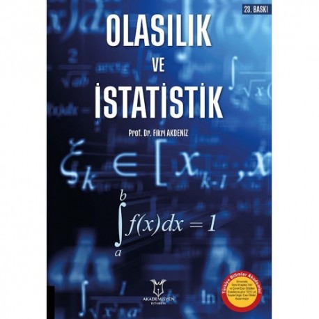 Olasılık ve İstatistik, 23.Baskı