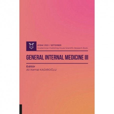 General Internal Medicine III ( AYBAK 2022 Eylül )