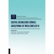 Sosyal Bilimlerde Güncel Araştırma ve İncelemeler VI ( AYBAK 2024 Bahar )