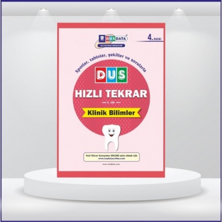DUS Hızlı Tekrar ( 2.Cilt ) Klinik / 4.Baskı