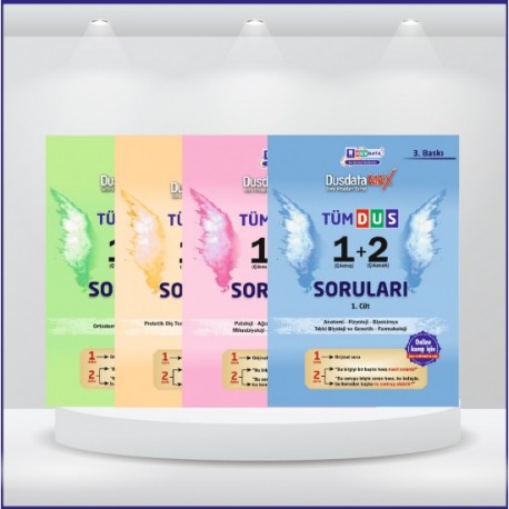 Dusdatamax Tüm Dus Soruları 1+2 ( 3.Baskı ) Takım