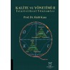 Kalite ve Yönetimi II İstatistiksel Yöntemler