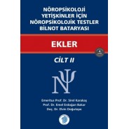 Nöropsikoloji Yetişkinler İçin Nöropsikolojik Testler Ekler / Cilt - 2