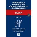 Nöropsikoloji Yetişkinler İçin Nöropsikolojik Testler Ekler / Cilt - 2