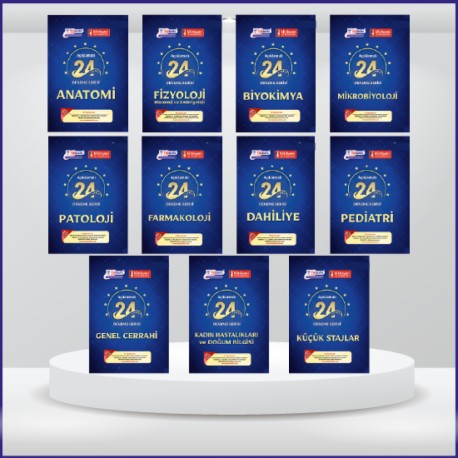 24 Açıklamalı Deneme Serisi Takımı 4.Baskı ( 11 Branş )