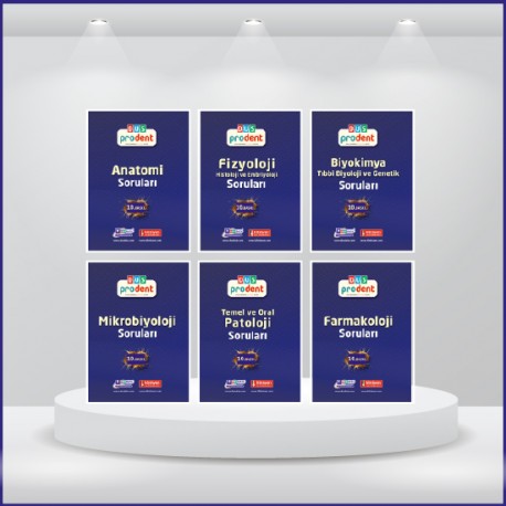 DUS Prodent Soruları Temel Bilimler ( 10.Baskı ) Takımı