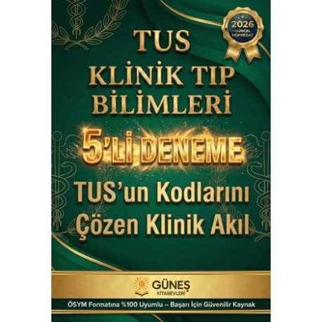 TUS Klinik Tıp Bilimleri 5'li Deneme