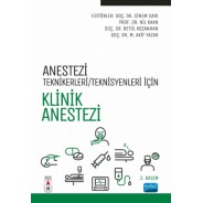 Anestezi Teknikerleri/Teknisyenleri İçin Klinik Anestezi