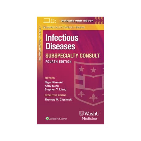 Washington Manual Infectious Diseases Subspecialty Consult,4rd Edition