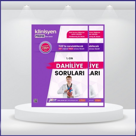 Klinisyen Prime Soruları Dahiliye ( 26.Baskı ) 1.2.Cilt
